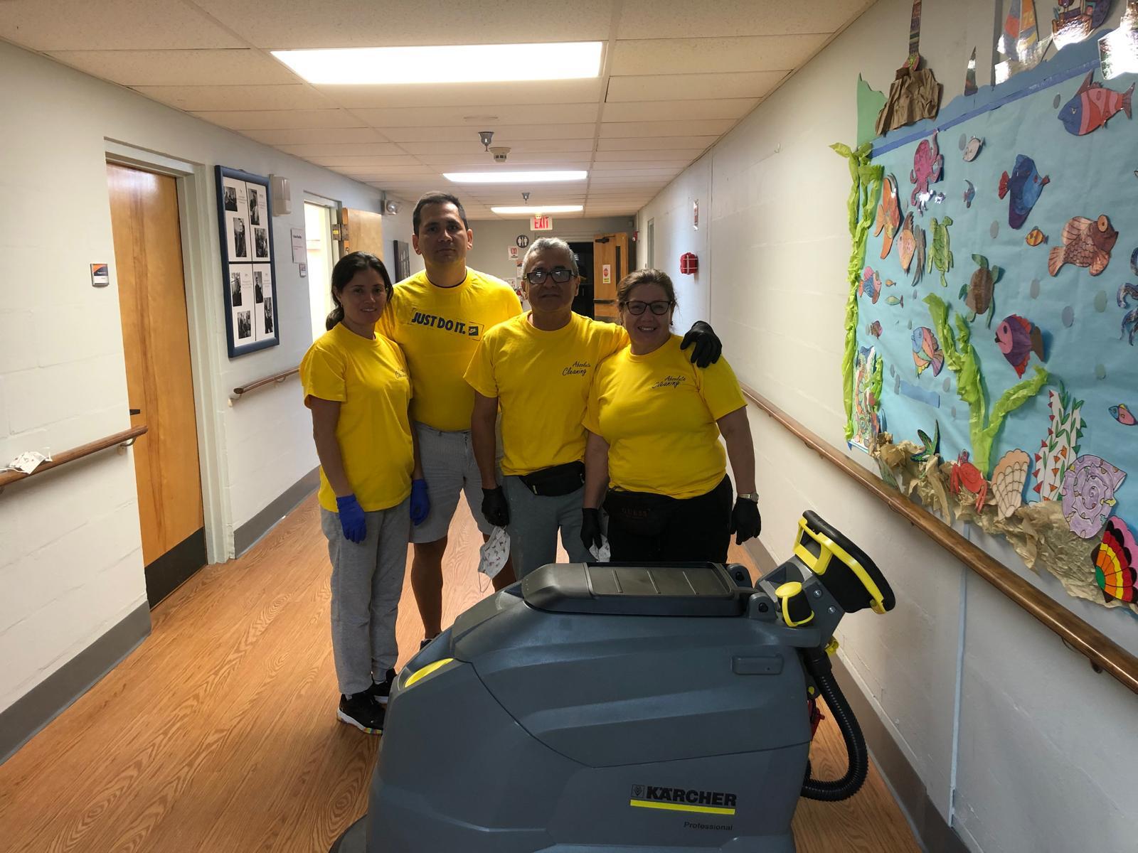 Our Cleaning Crew & Industrial Kärcher Scrubber